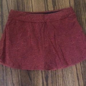 Outdoor Voices Exercise Skort, rust splatter print, size S